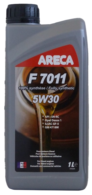 Моторное масло ARECA F7011 5W-30, 1л